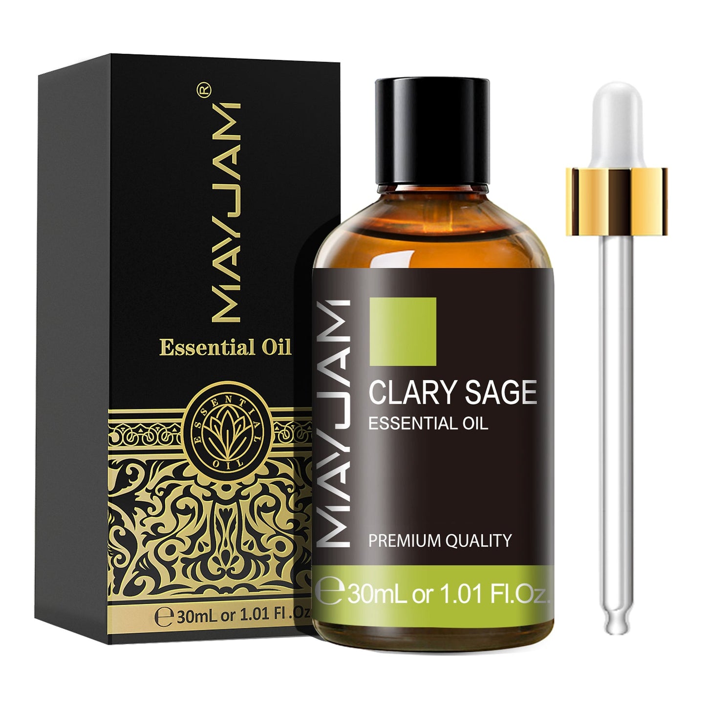 Clary Sage Essential Oil 30ml | Natural Aromatherapy Scent | Mayjam Clary Sage - 30ml