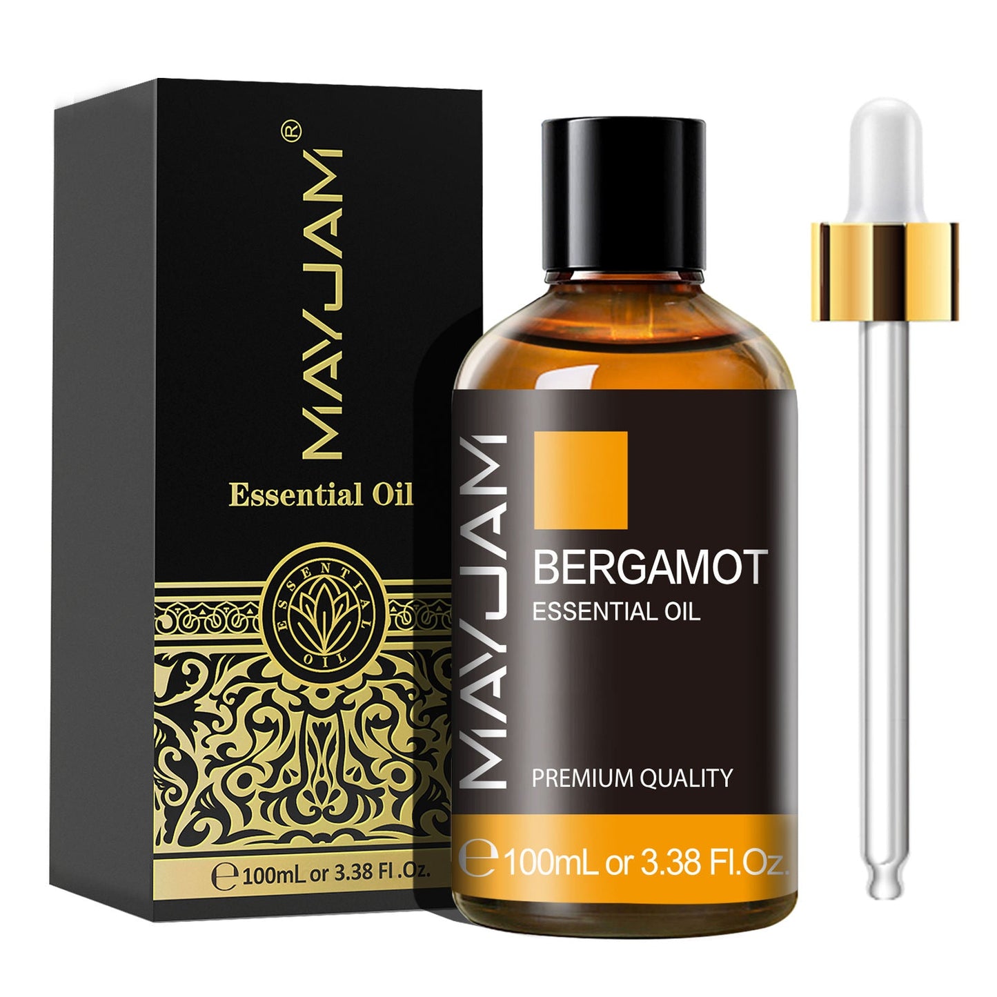 100ml Essential Oil | Natural Aromatherapy Scent | Mayjam Bergamot