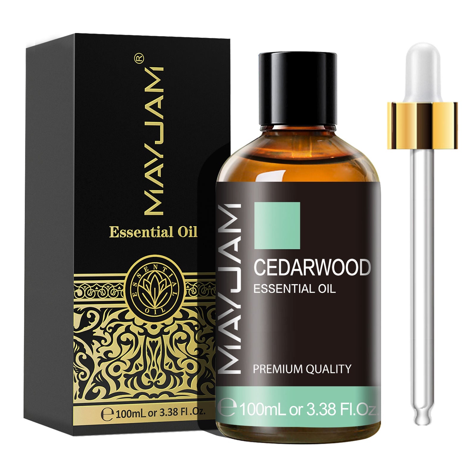 100ml Essential Oil | Natural Aromatherapy Scent | Mayjam Cedarwood