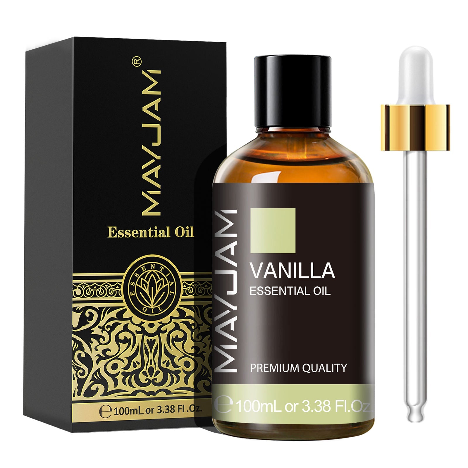 100ml Essential Oil | Natural Aromatherapy Scent | Mayjam Vanilla